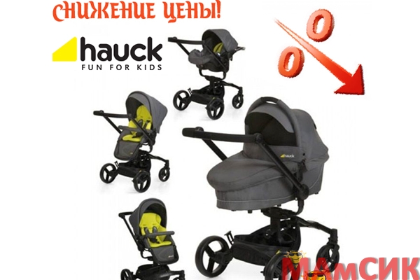 Акция: Снижение цена на коляску 3в1 Hauck Twister Trioset