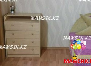 АТОН Комод раскладной КРИСТАЛЛ 1 70/4 ЛСДП Клен