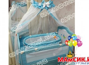 Кроватка 05TLY900 голубая B81