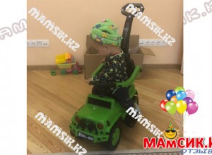 Толокар джип с родительской ручкой