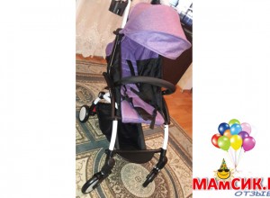 Коляска BabyTime сиреневая