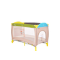 Pituso: Манеж-кровать GRANADA ПЕСИК 2-уровневый на молнии лаз пласт кольца 4шт, 2 колеса 120*60*