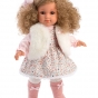LLORENS: Кукла Елена 35 см., блондинка в меховом жилете